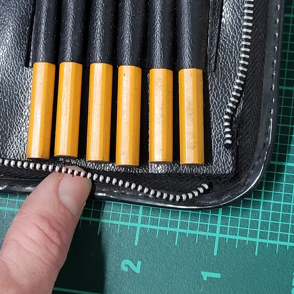 Windsor Black and Tan Pencil Case